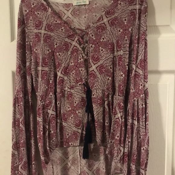 Discontinued Petra Peplum Blouse - Picture 3 of 5